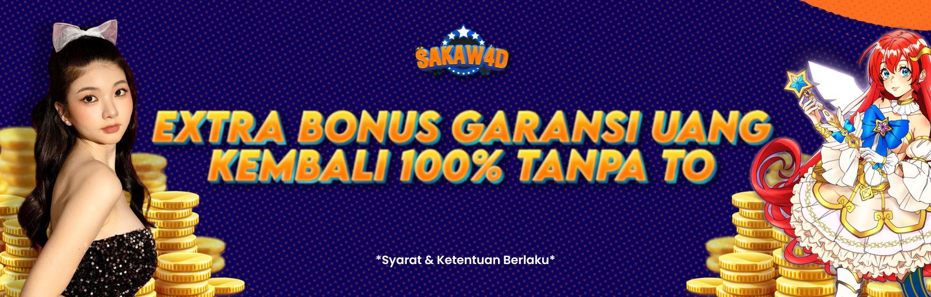 EXTRA BONUS GARANSI 100%