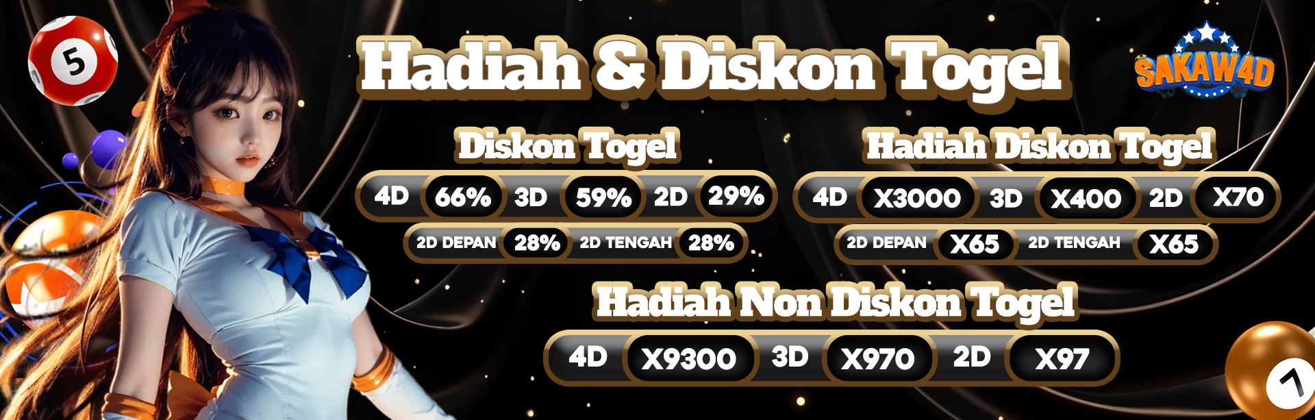 HADIAH dan DISKON TOGEL